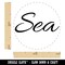 Sea Fun Text Self-Inking Rubber Stamp for Stamping Crafting Planners
